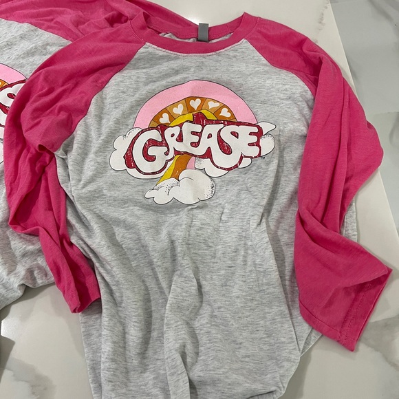 Women’s Graphic Grease 3/4 Henley Tees - Picture 6 of 6